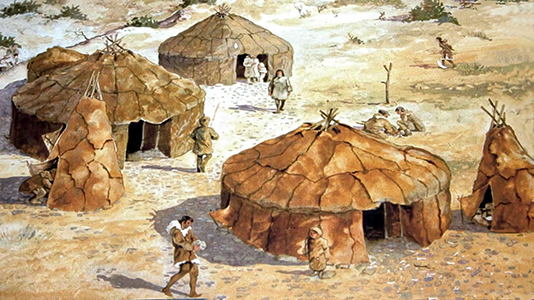 Build your Paleolithic Camp